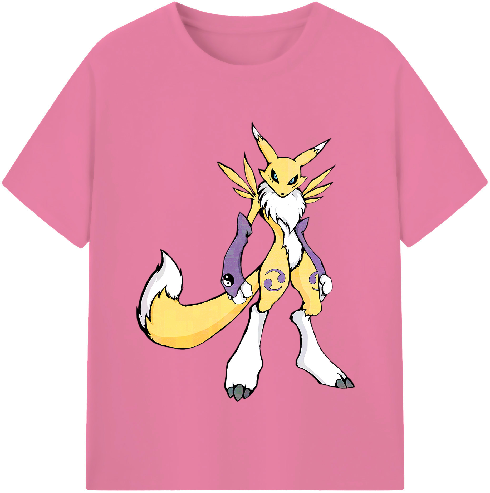 （画像用） Digimon デジタルモンスター/デジモン 綿100％半袖Tシャツ（フロントプリント）